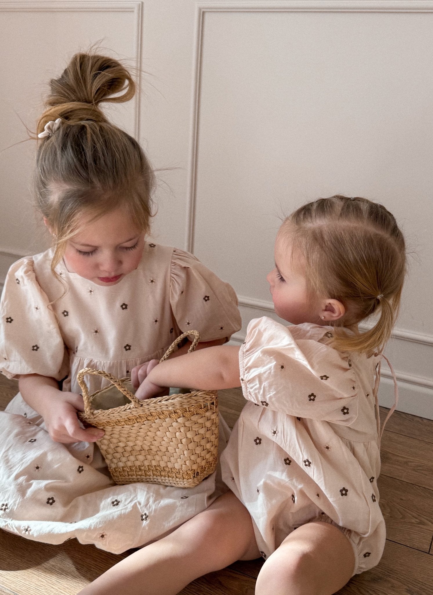 Tiramisu Daisy Puff Romper