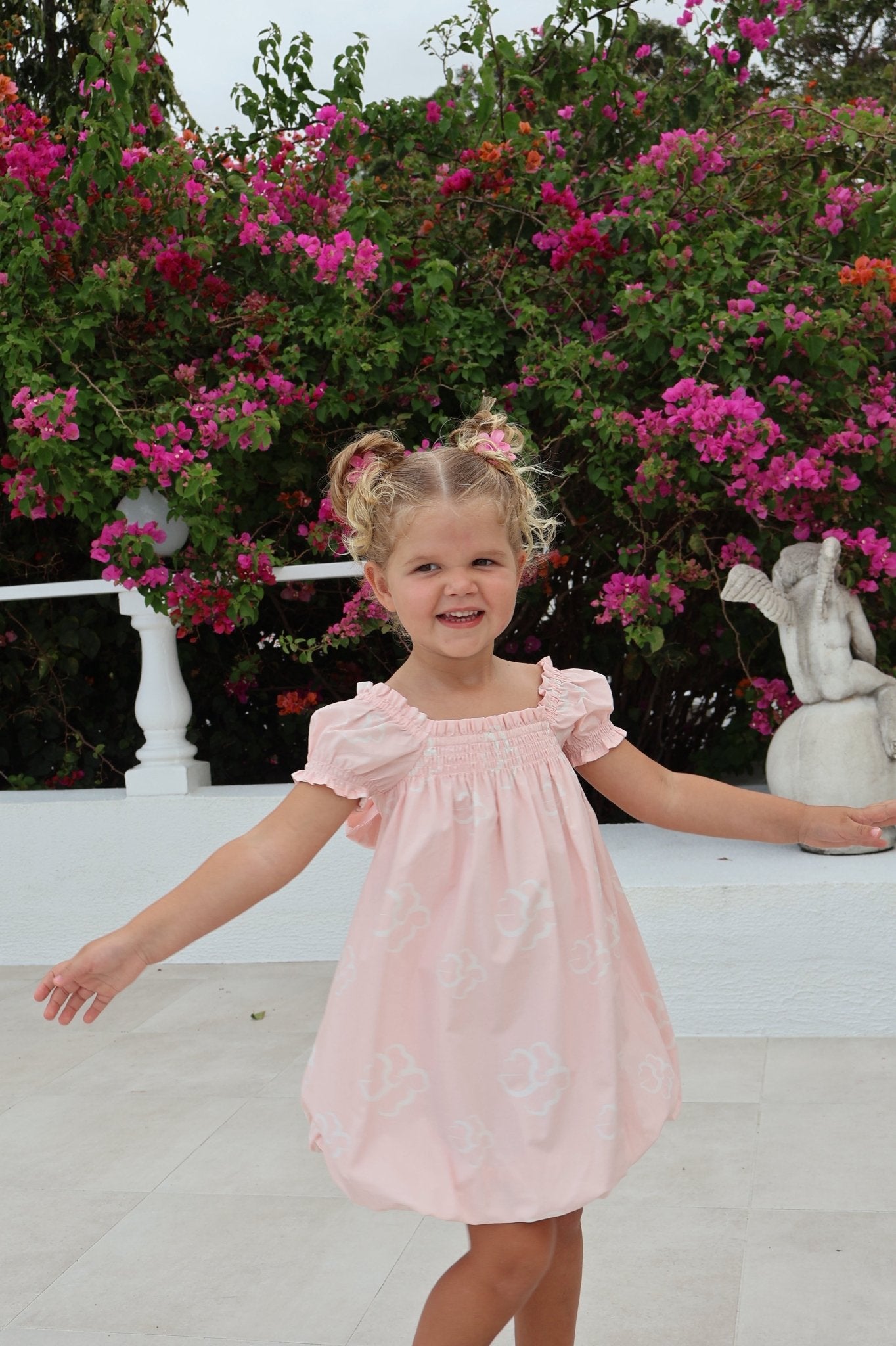 Hibiscus Puff dress