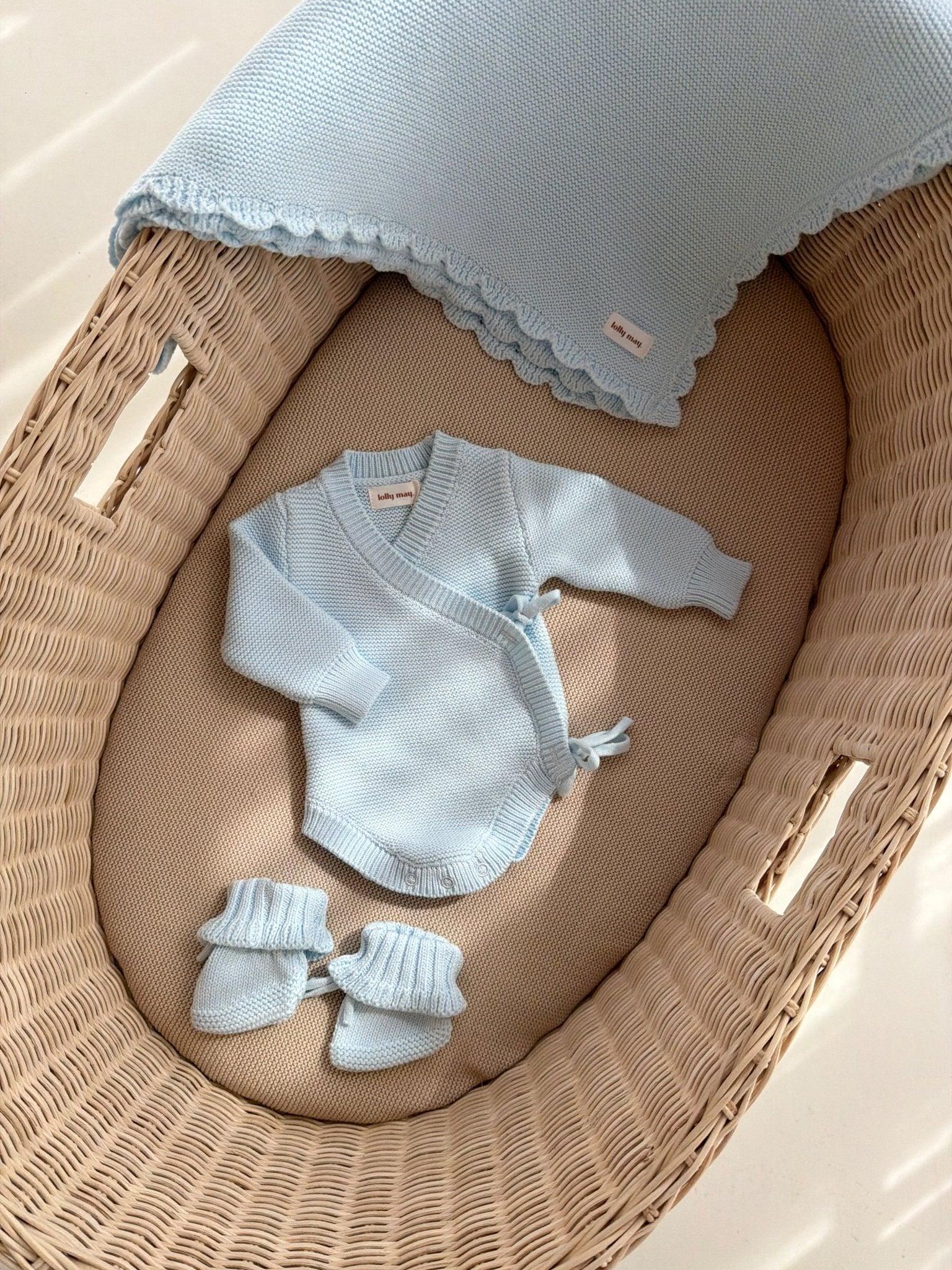 Baby Blue Newborn Romper