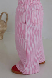 Pink Stripe Pants