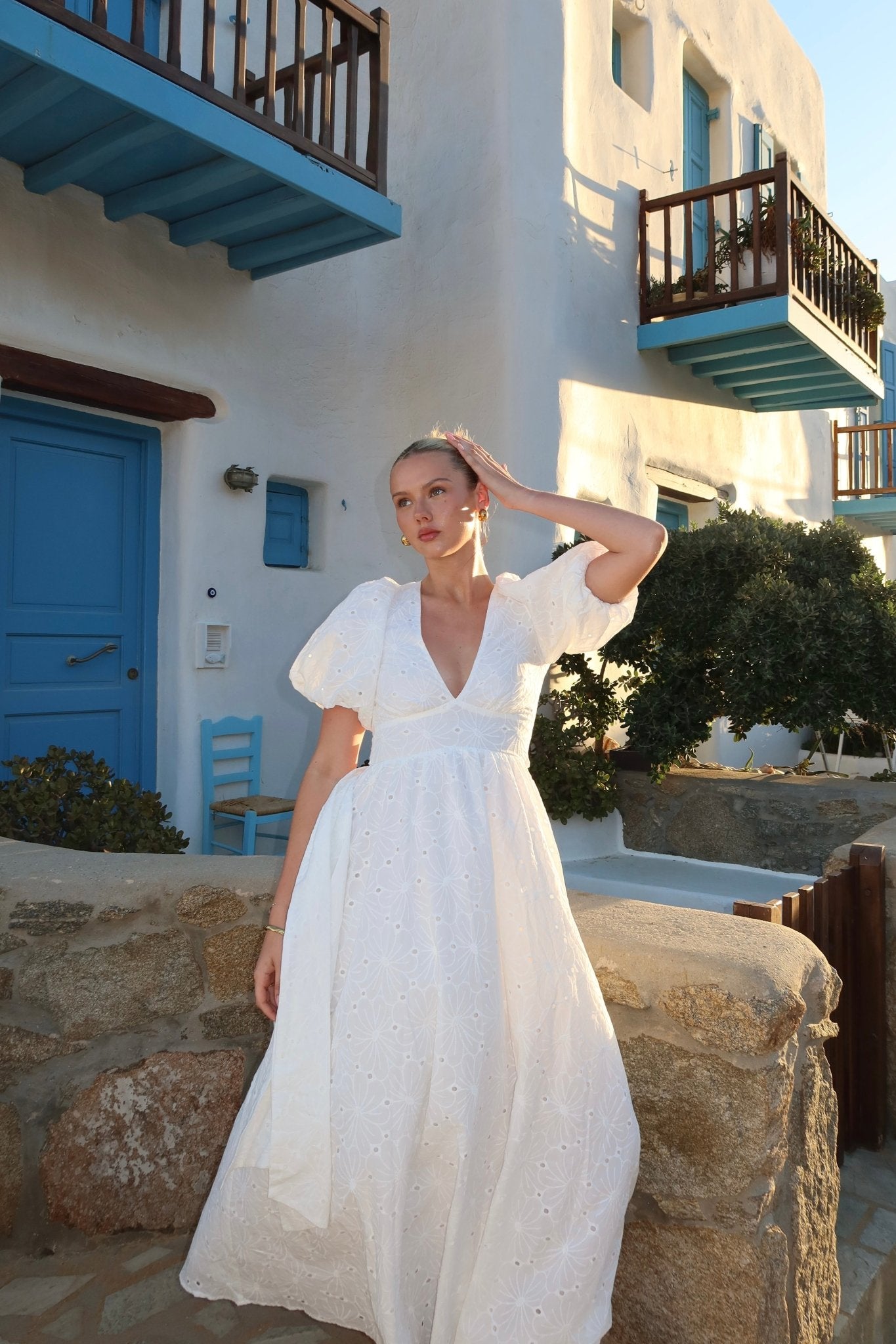 Monaco Maxi - White Lace