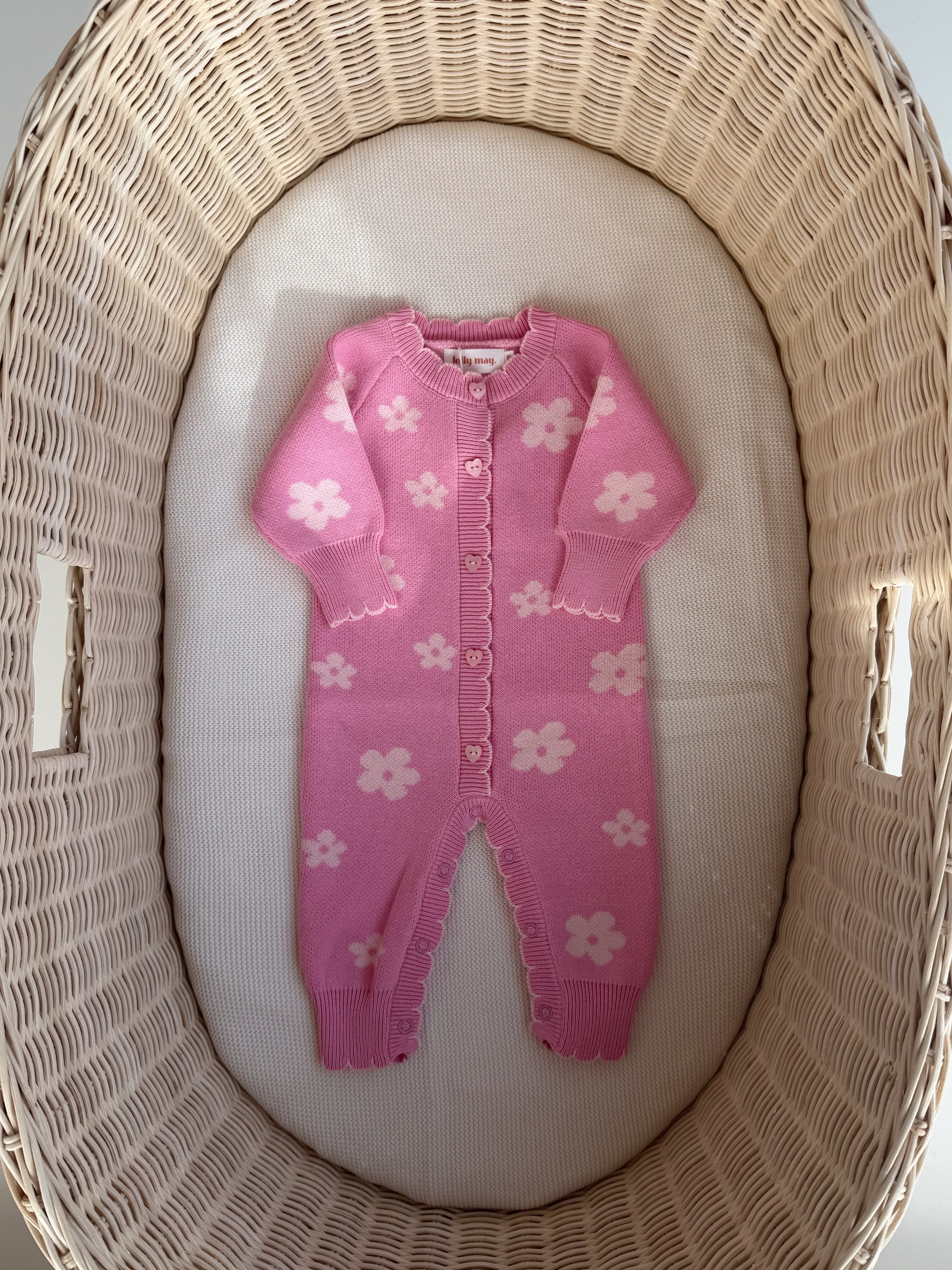 Pink Petal Romper