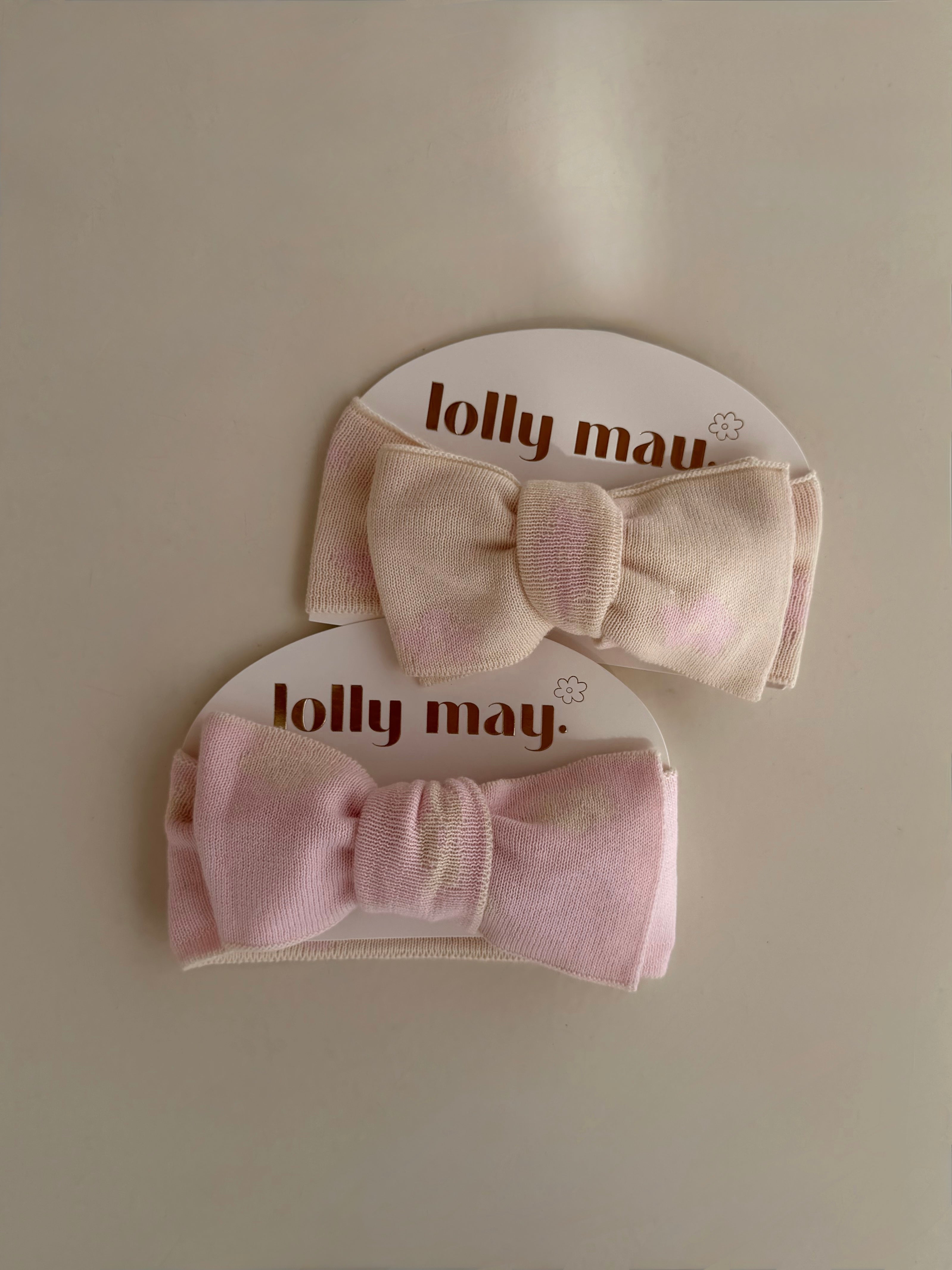 Strawberries and Cream Head Bow