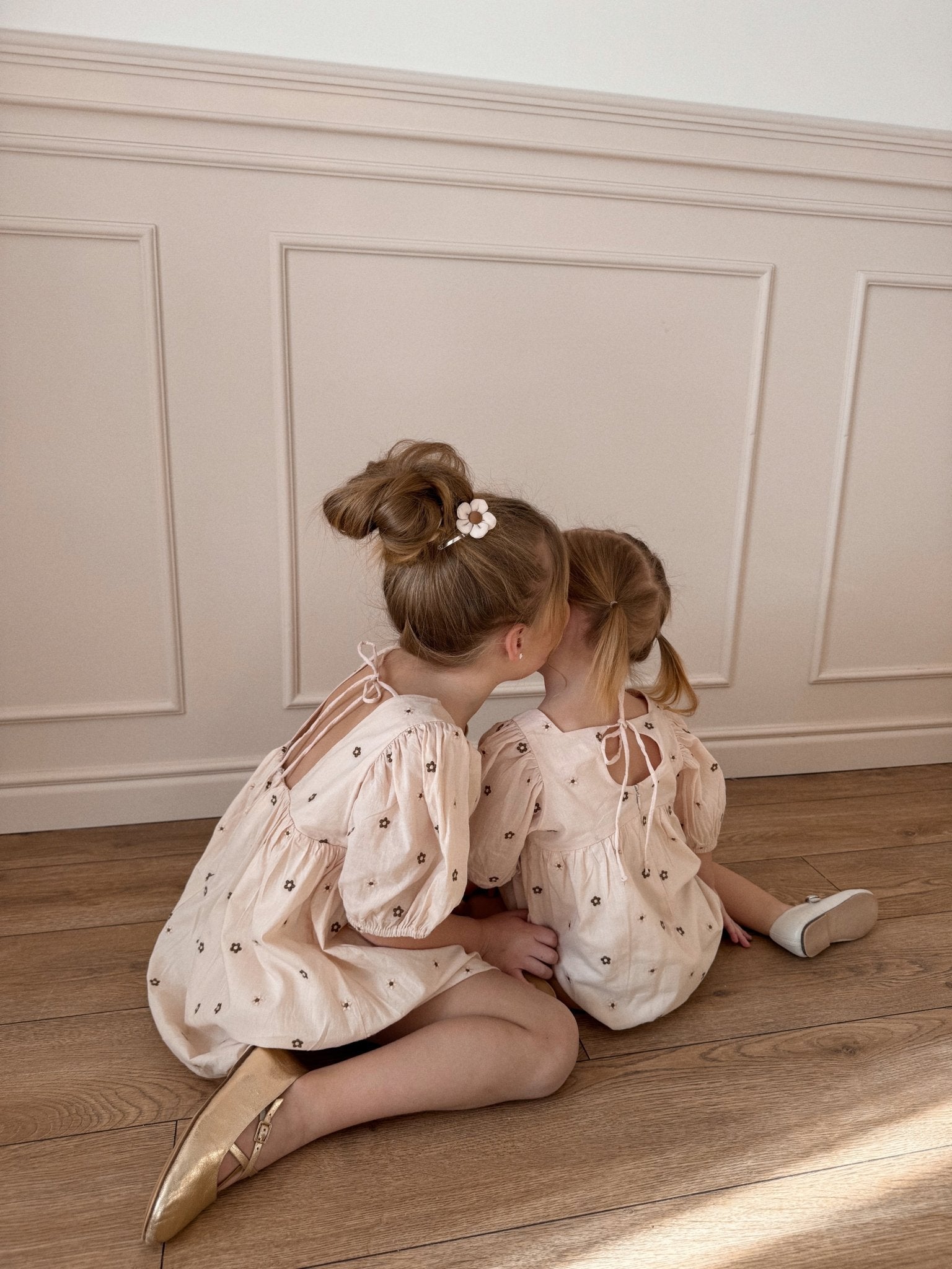 Tiramisu Daisy Puff Romper
