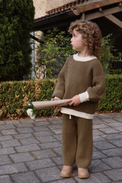 Khaki Knit Set