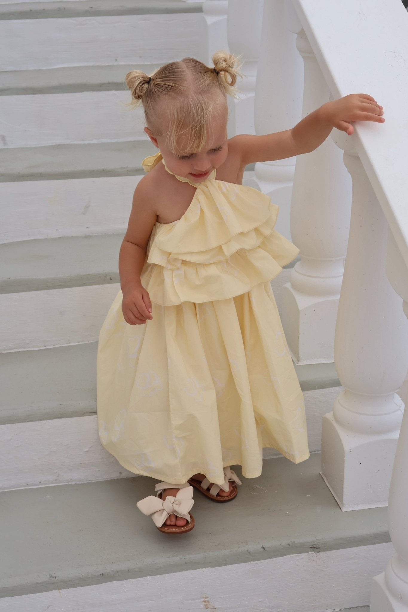 Lemon Hibiscus Halter Top