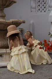 Lemon Hibiscus Halter Top