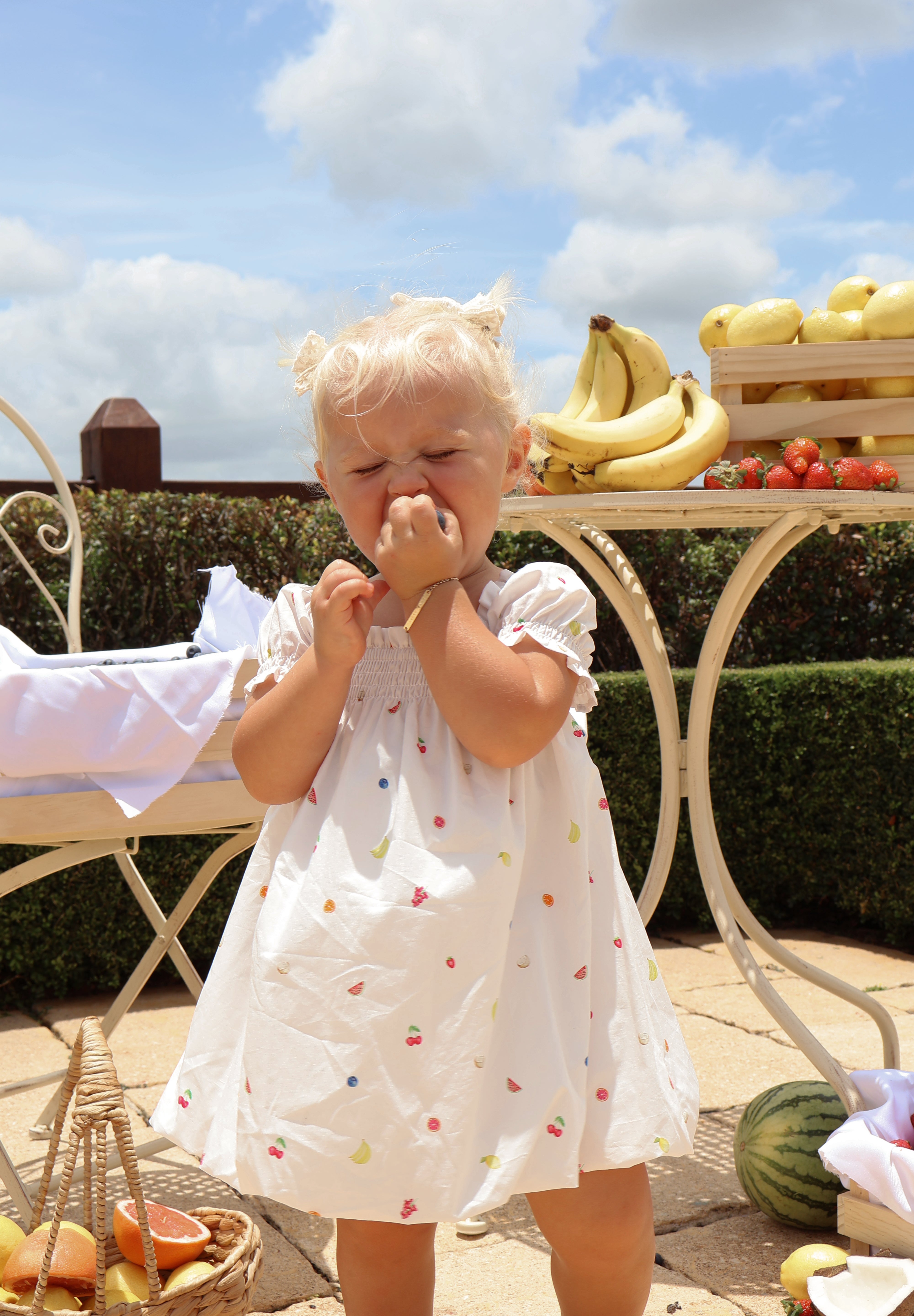 Tutti Frutti Puff Dress