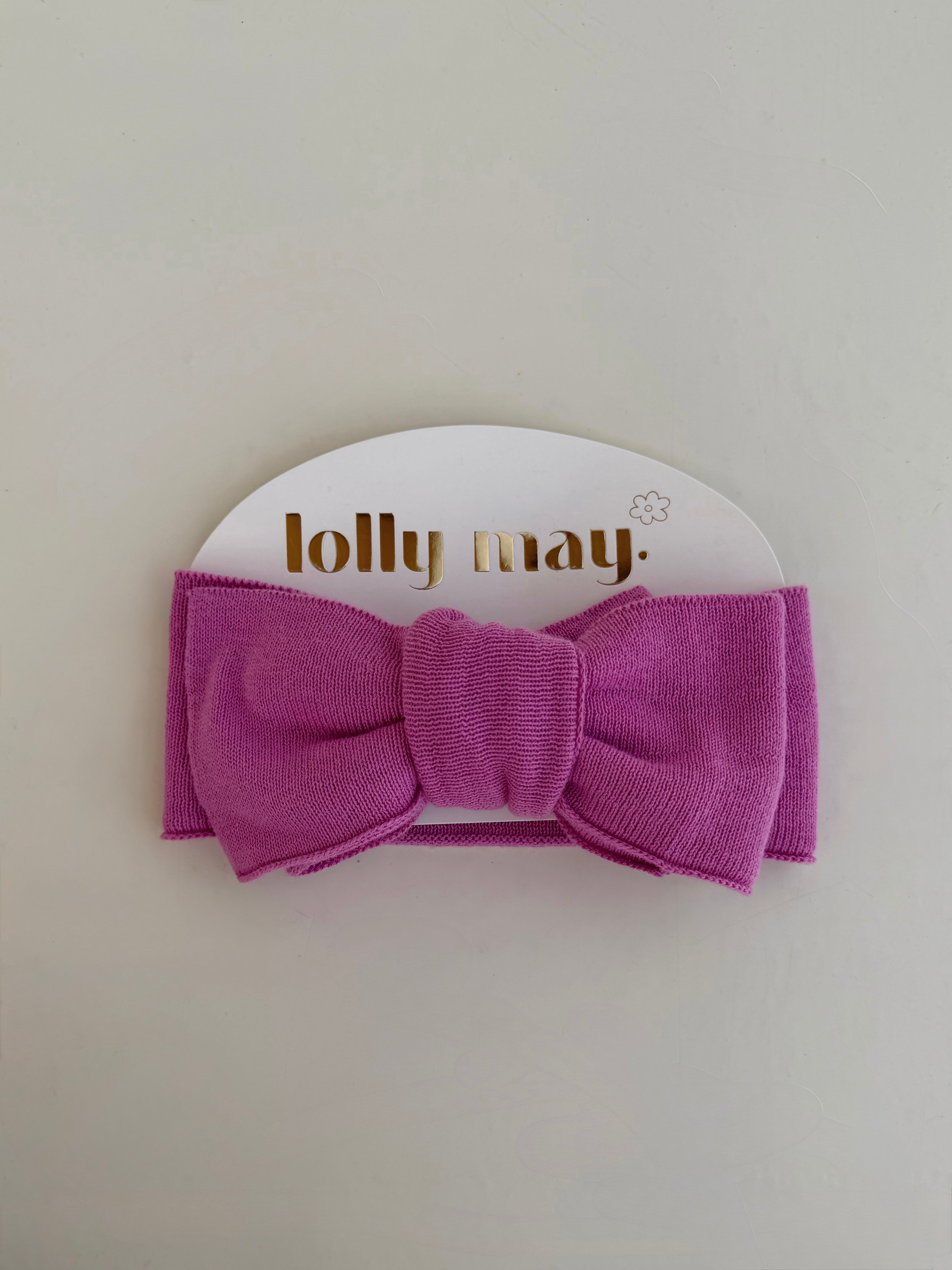 Boysenberry Head Bow