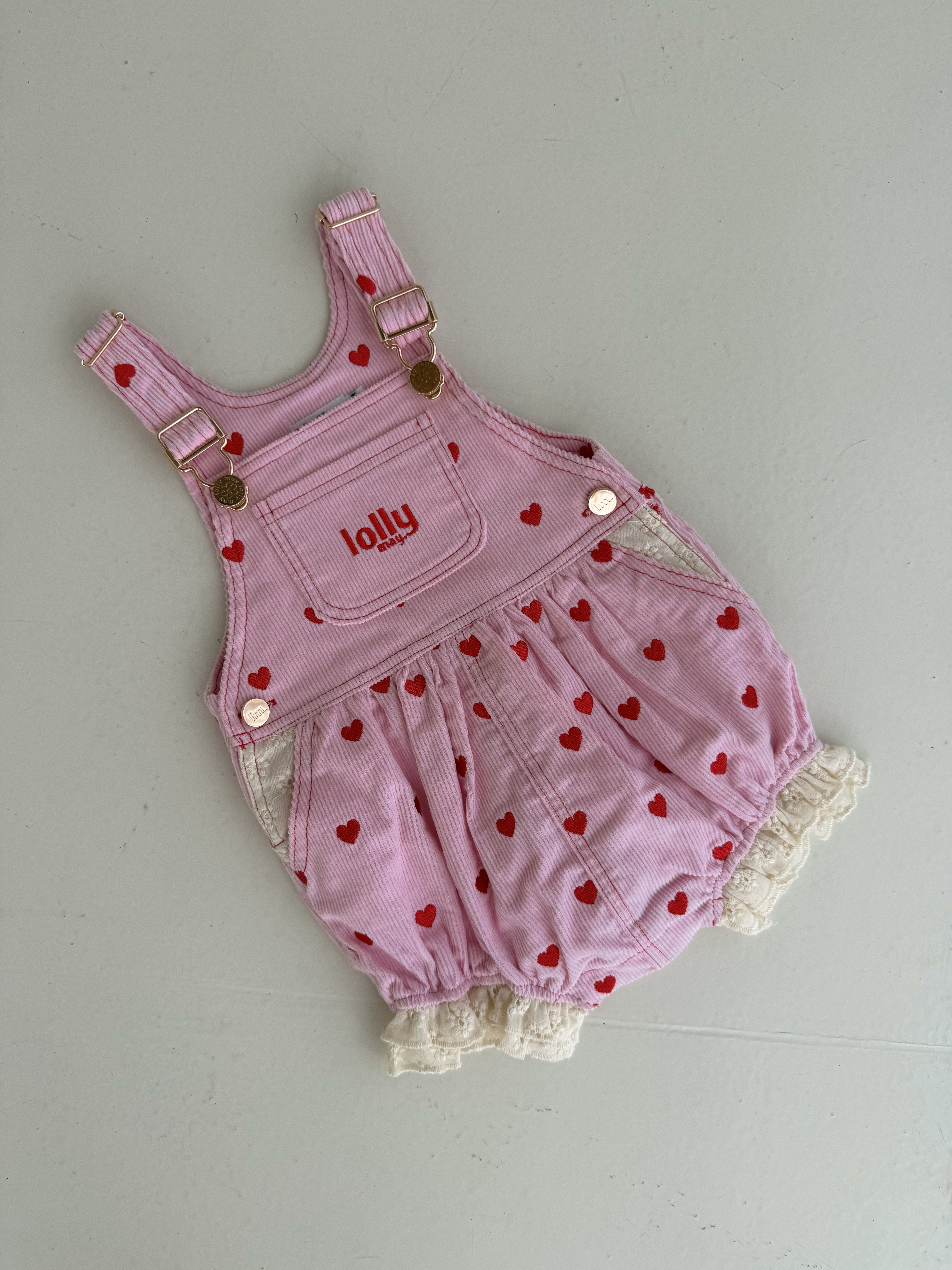Sweetheart Bubble Overalls