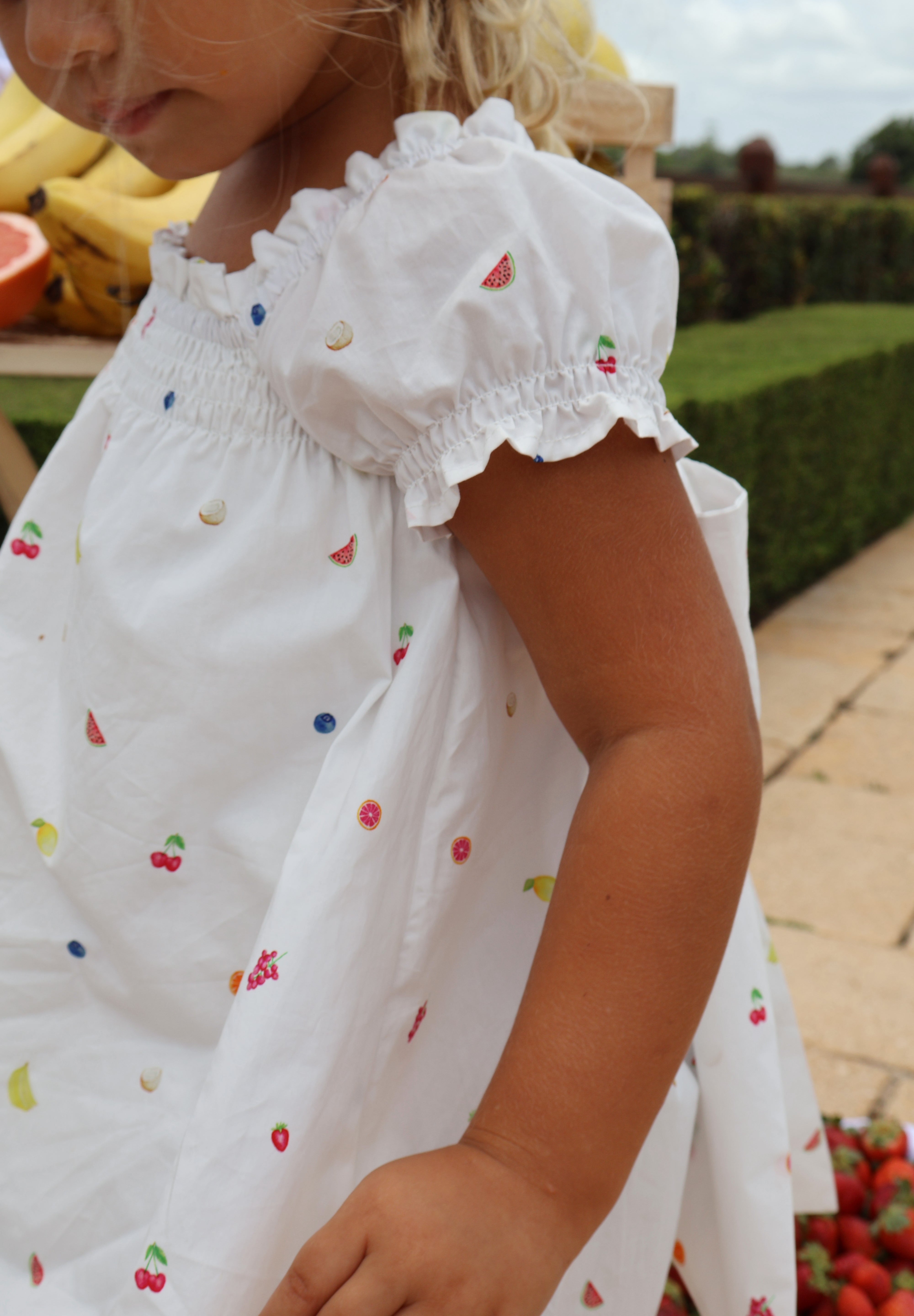Tutti Frutti Puff Dress