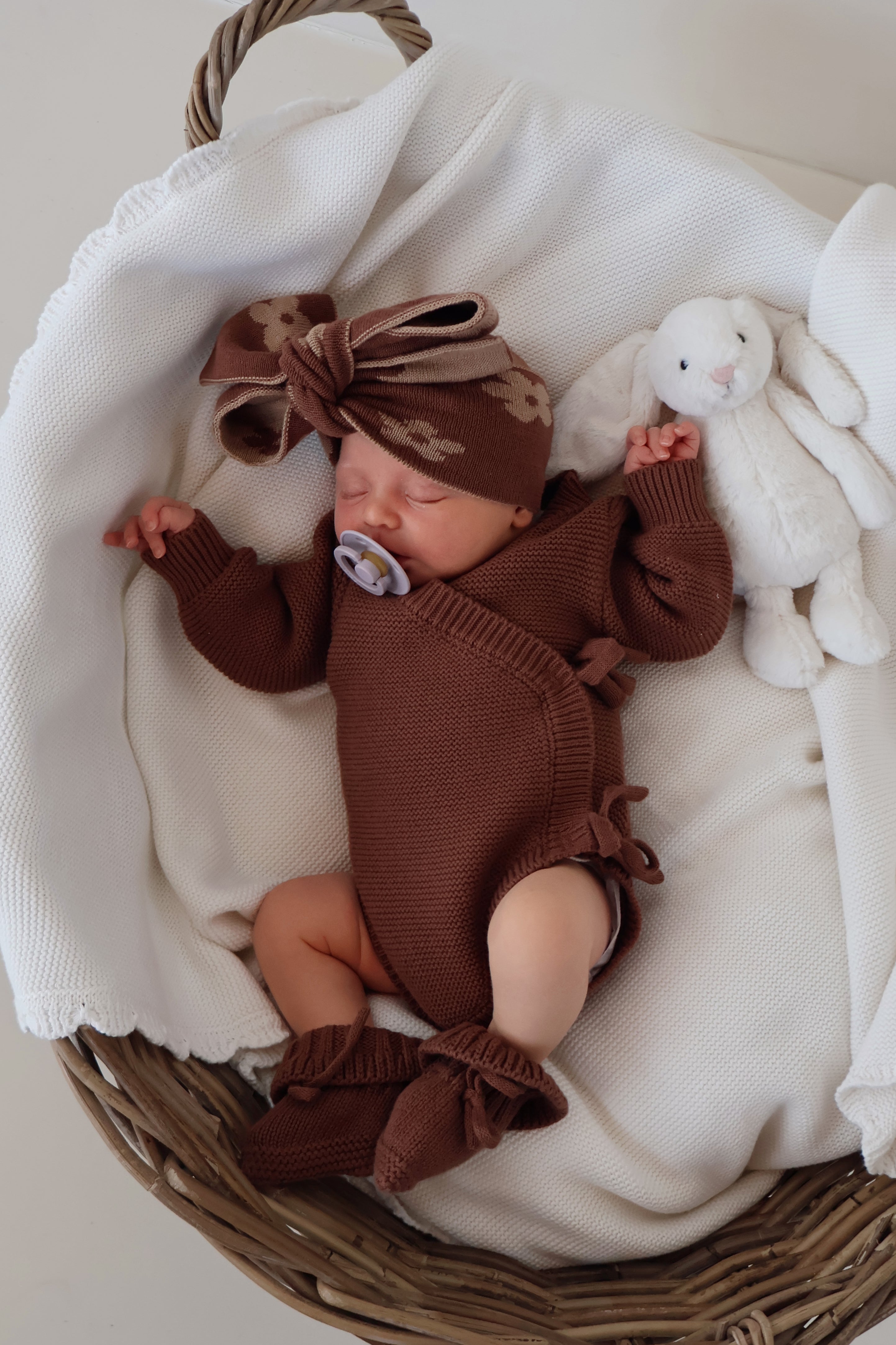 Chocolate Newborn Romper
