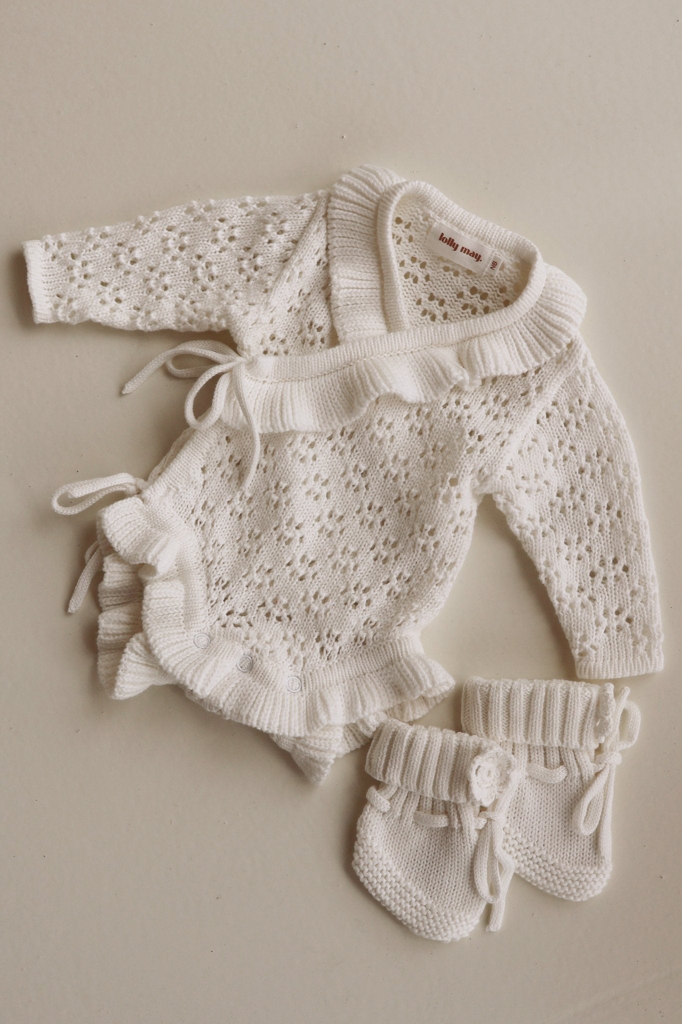 Cloud Wrap Knit Romper
