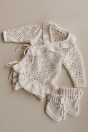 Cloud Wrap Knit Romper