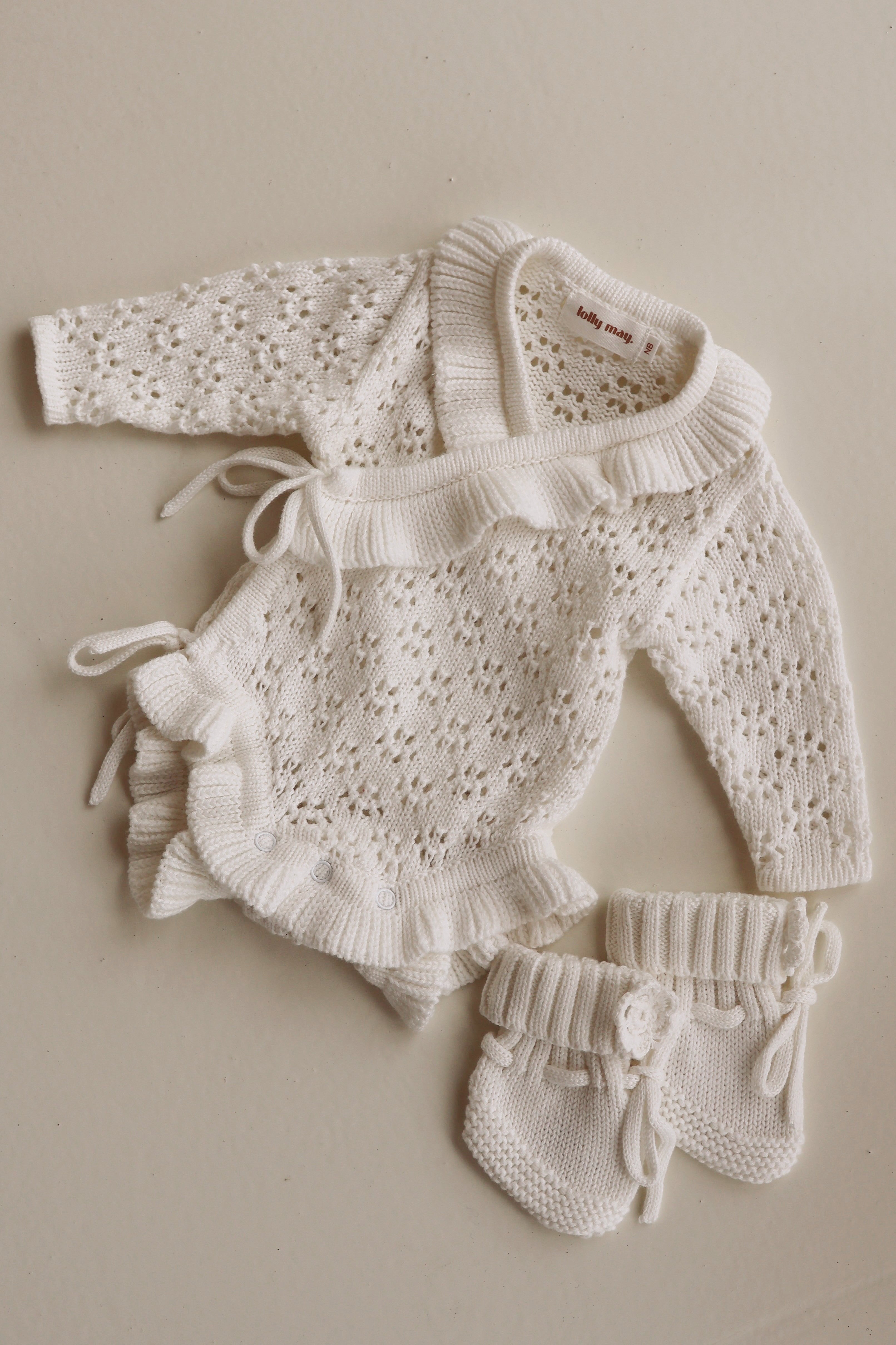 Cloud Wrap Knit Romper