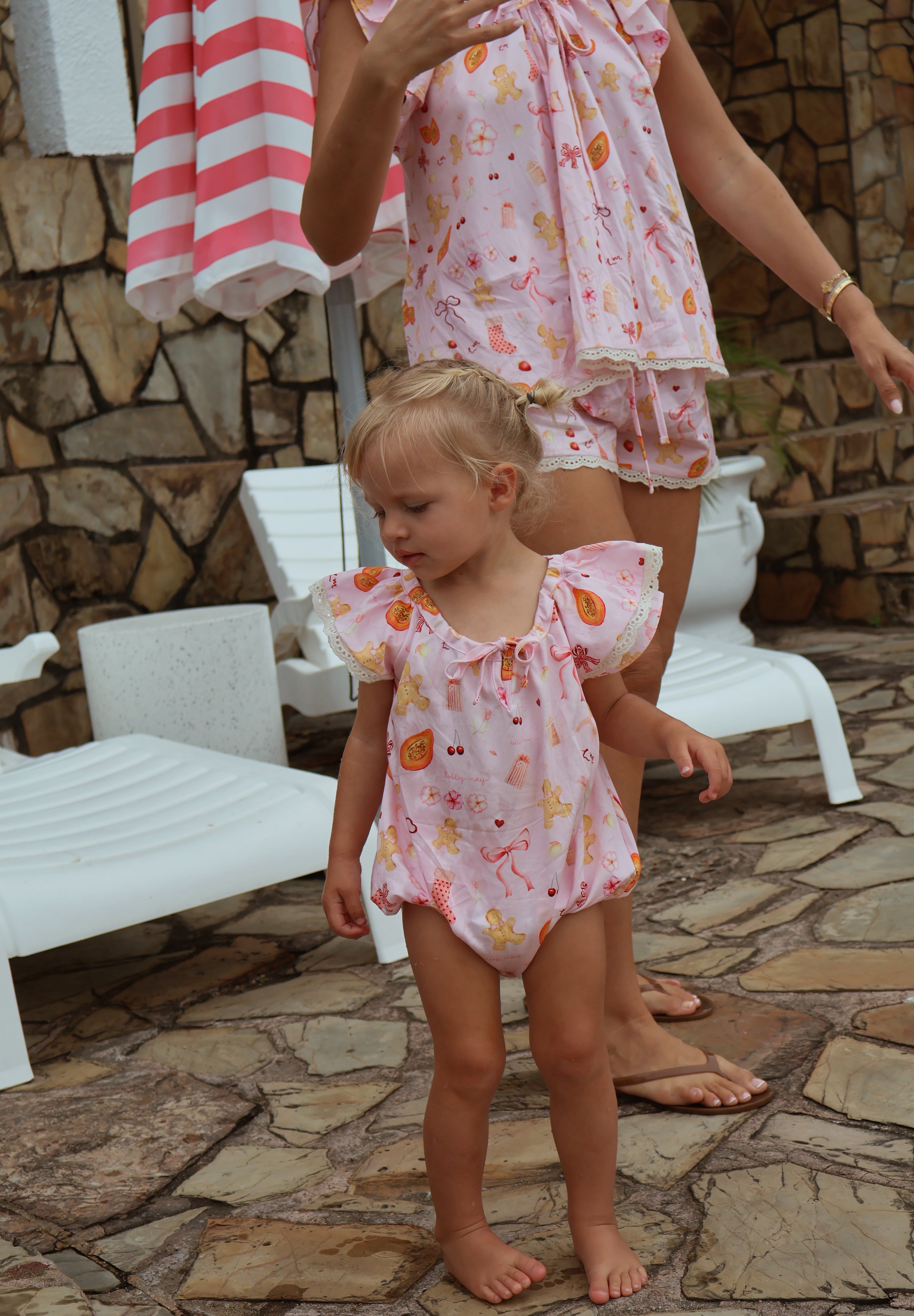 Baby Gingerbread Romper