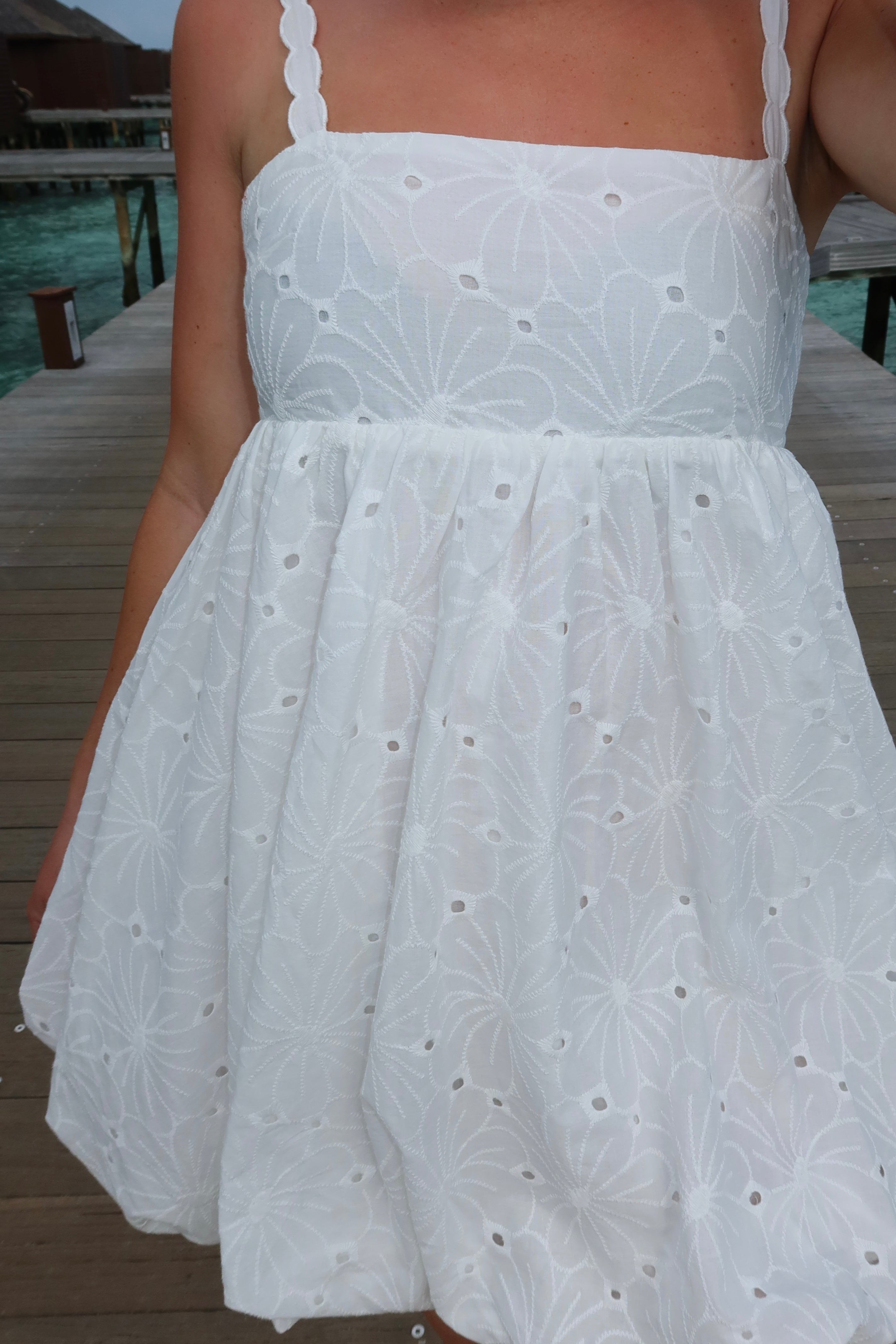 Santorini Mini - White Lace