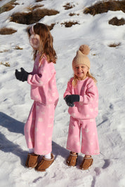 Pink Petal Knit Set