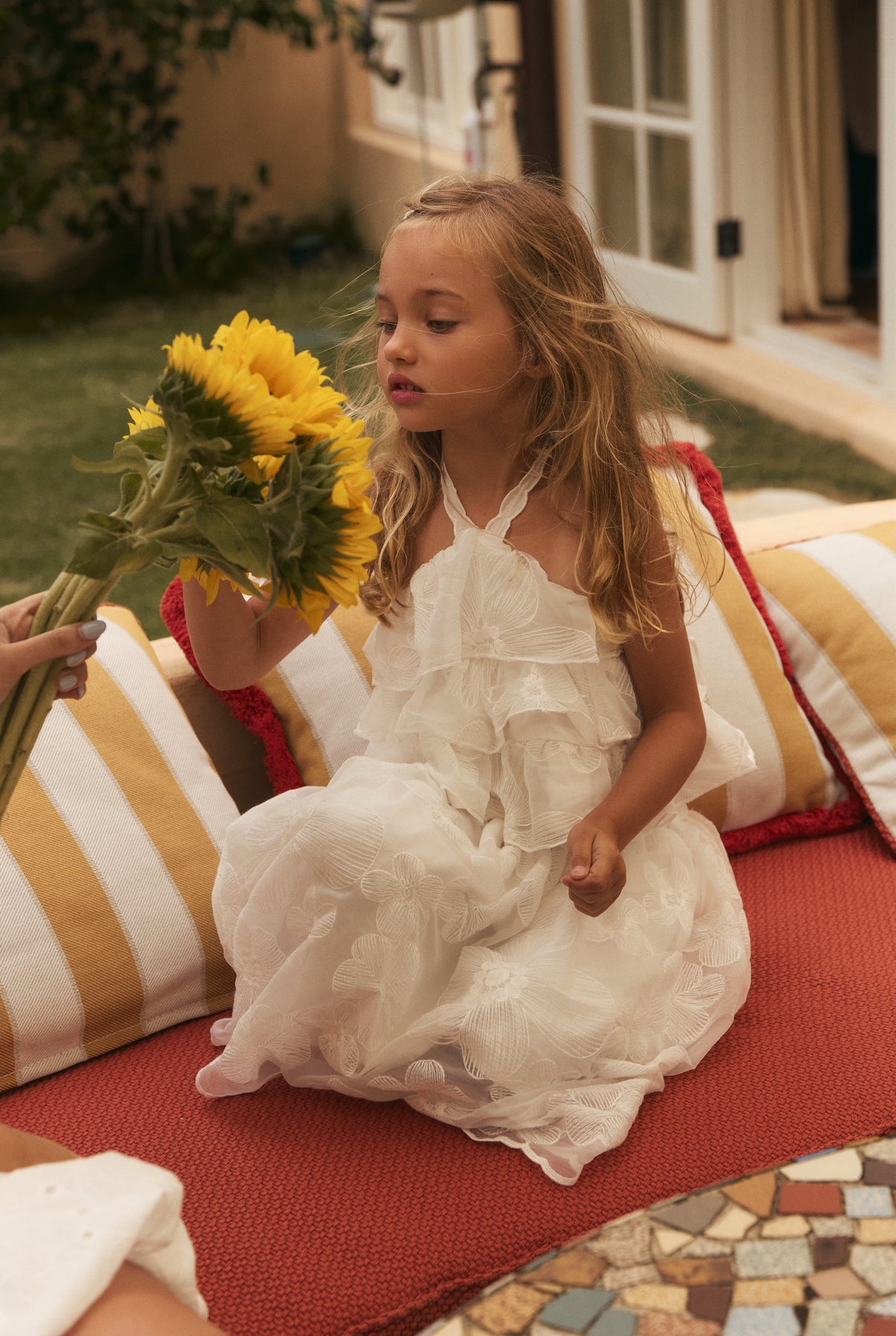 Embroidered Halter Top