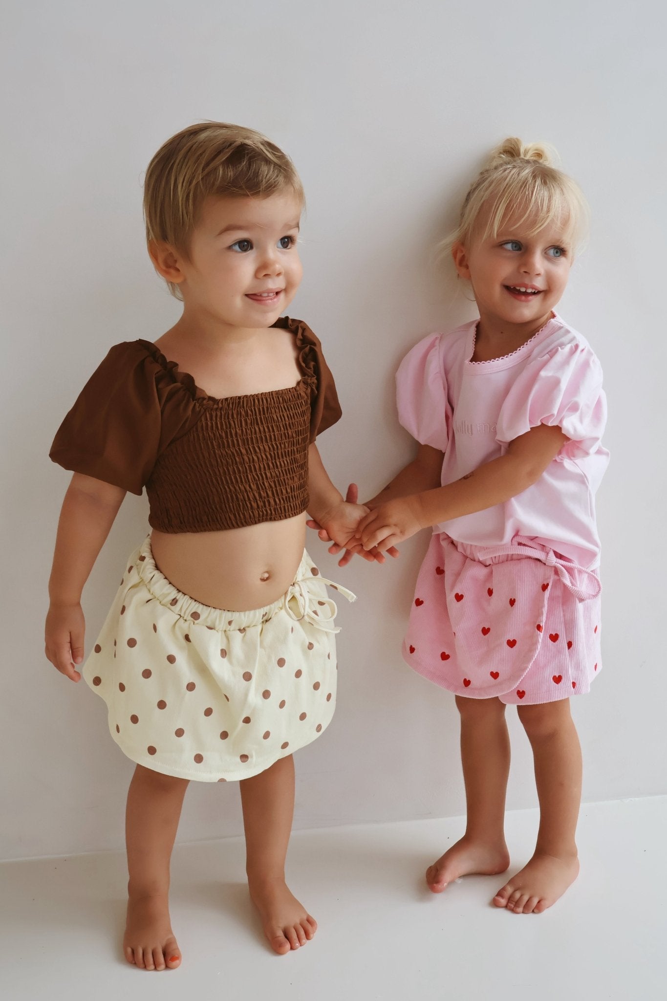 Yellow Polka Dot Skort