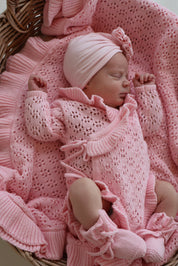 Ballet Wrap Knit Romper