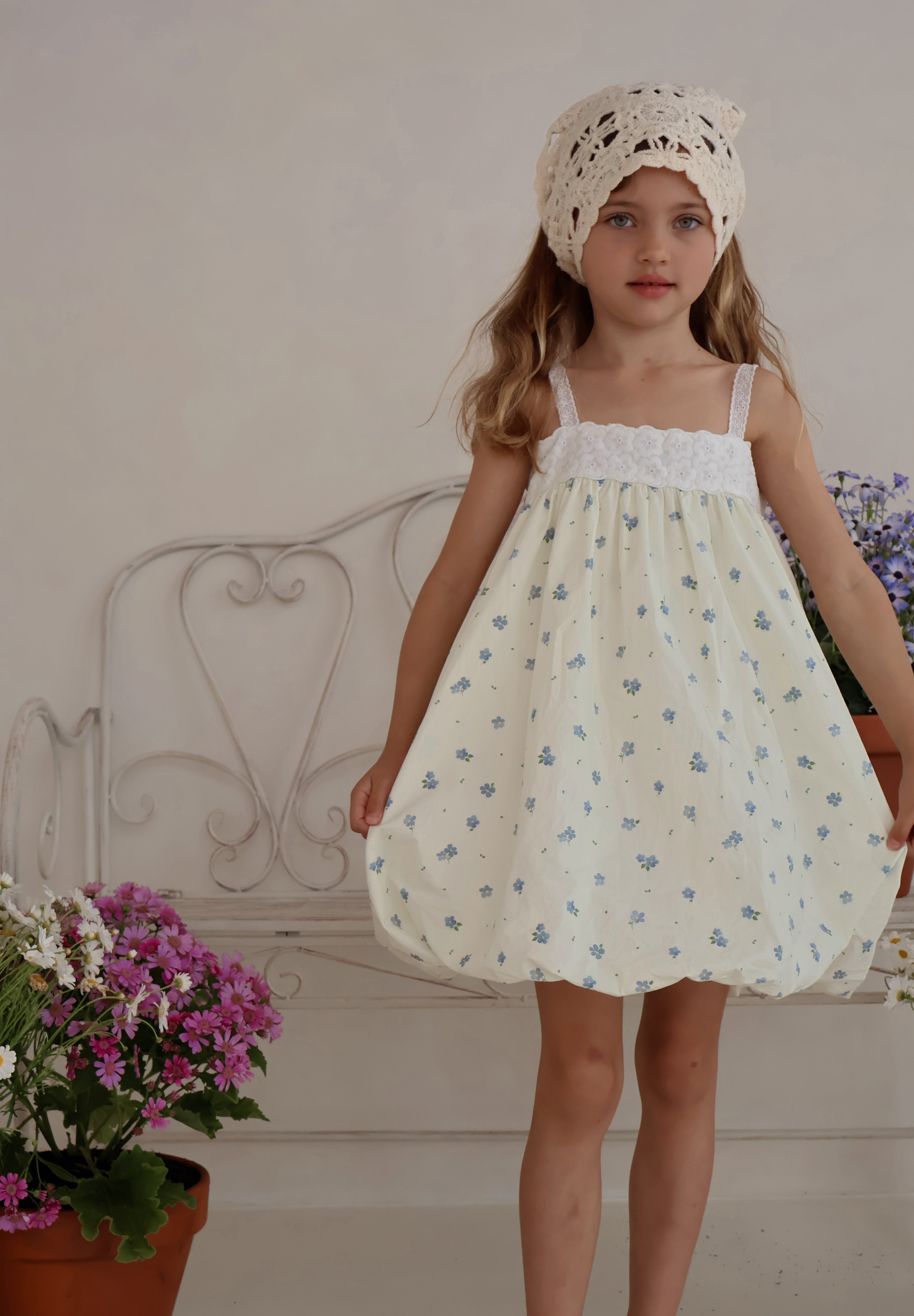Bluebell Posy Bubble Dress