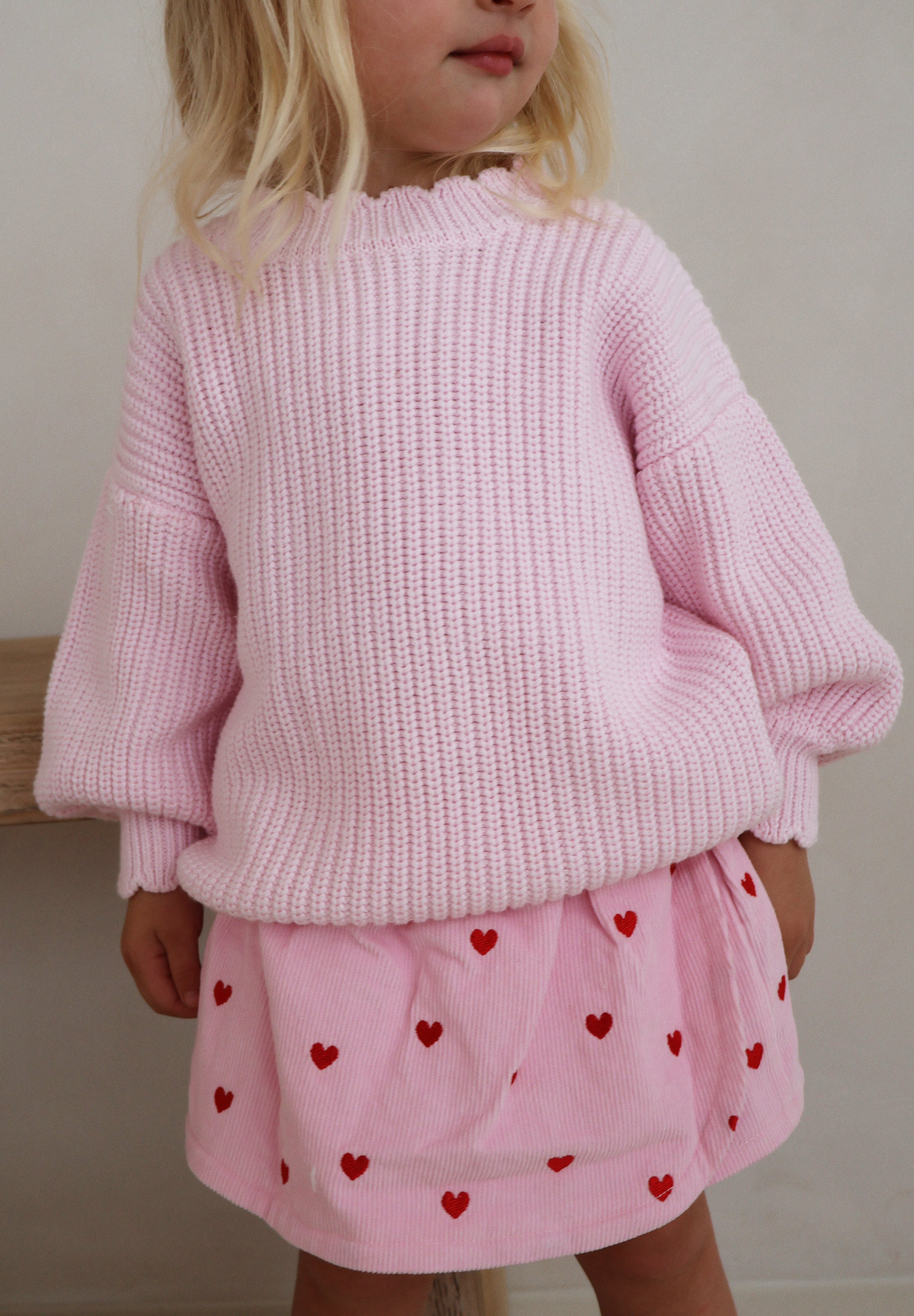 Baby Pink Cottage Knit