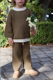 Khaki Knit Set