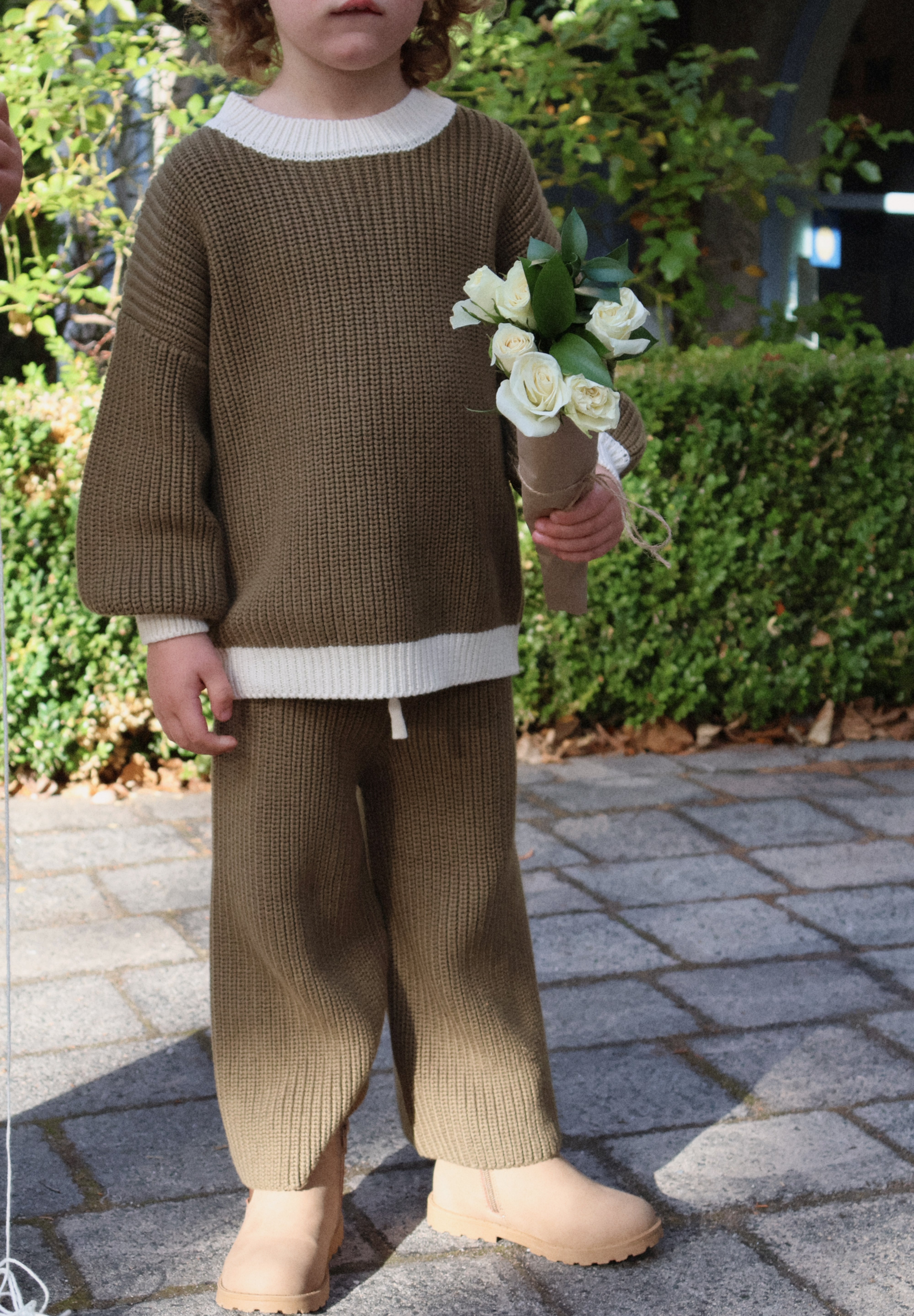 Khaki Knit Set