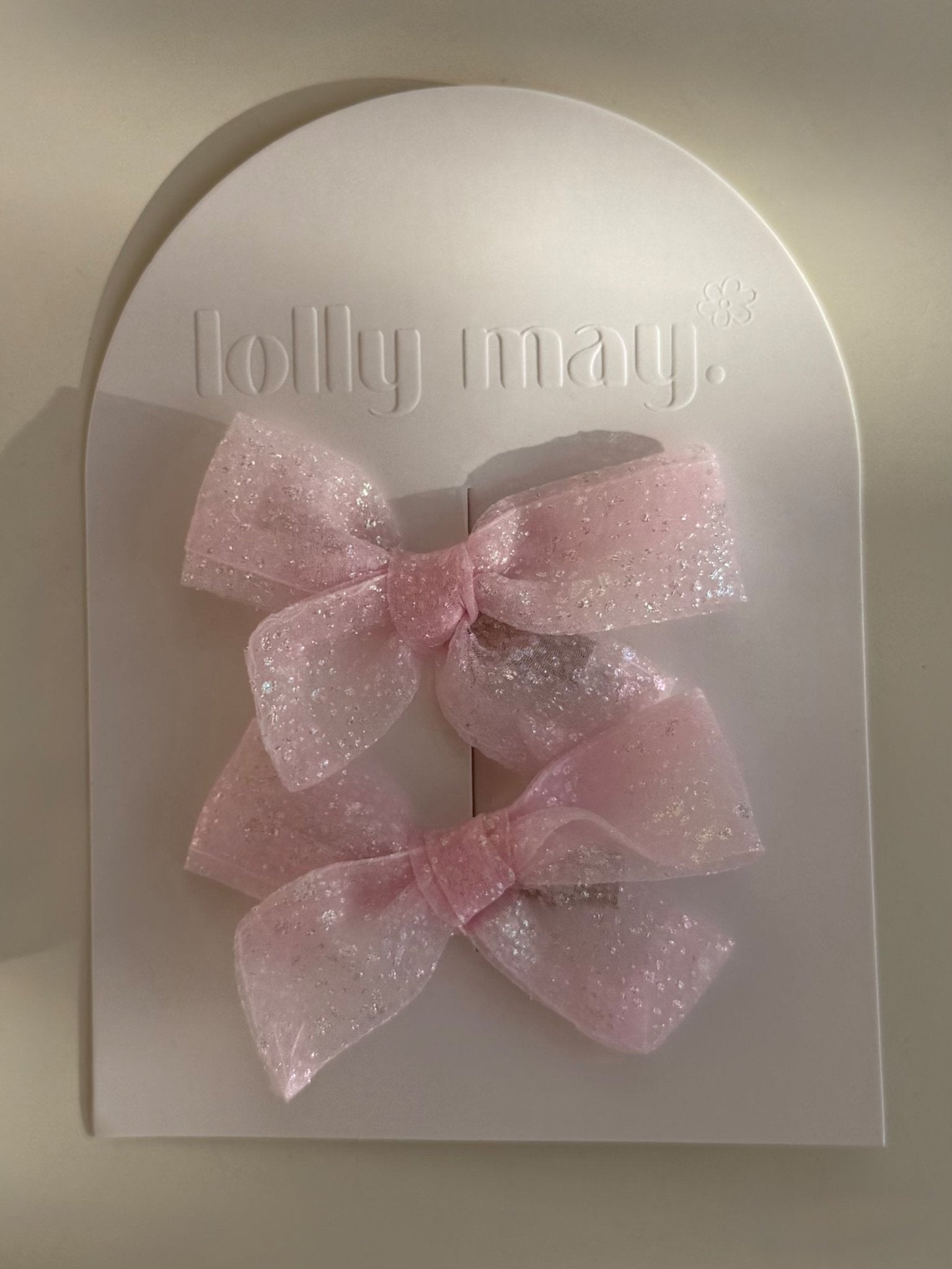 Piggy Clip Pink Tulle