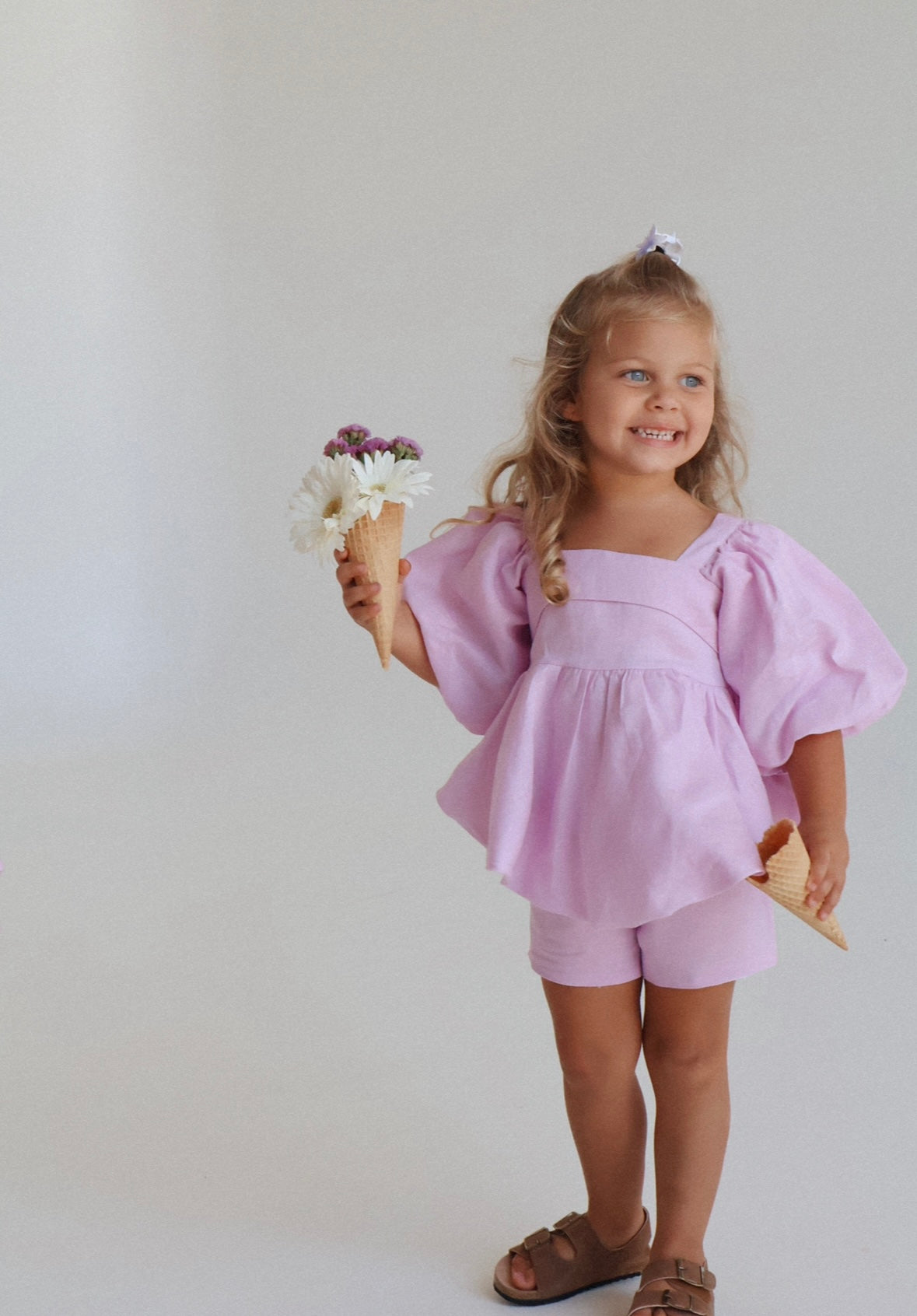 Lilac Linen Bubble Set