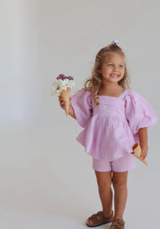 Lilac Linen Bubble Set