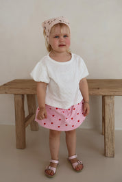 Pointelle Puff T-Shirt