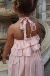 Pink Hibiscus Halter Top