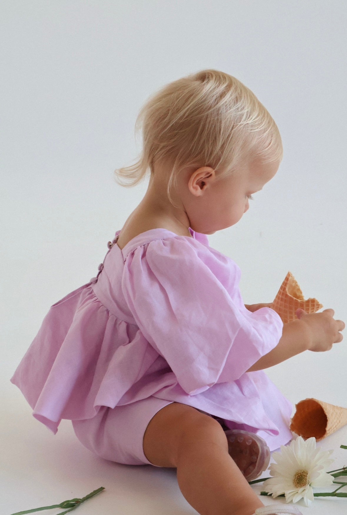 Lilac Linen Bubble Set