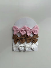 Trio Linen Piggy Clip Pack