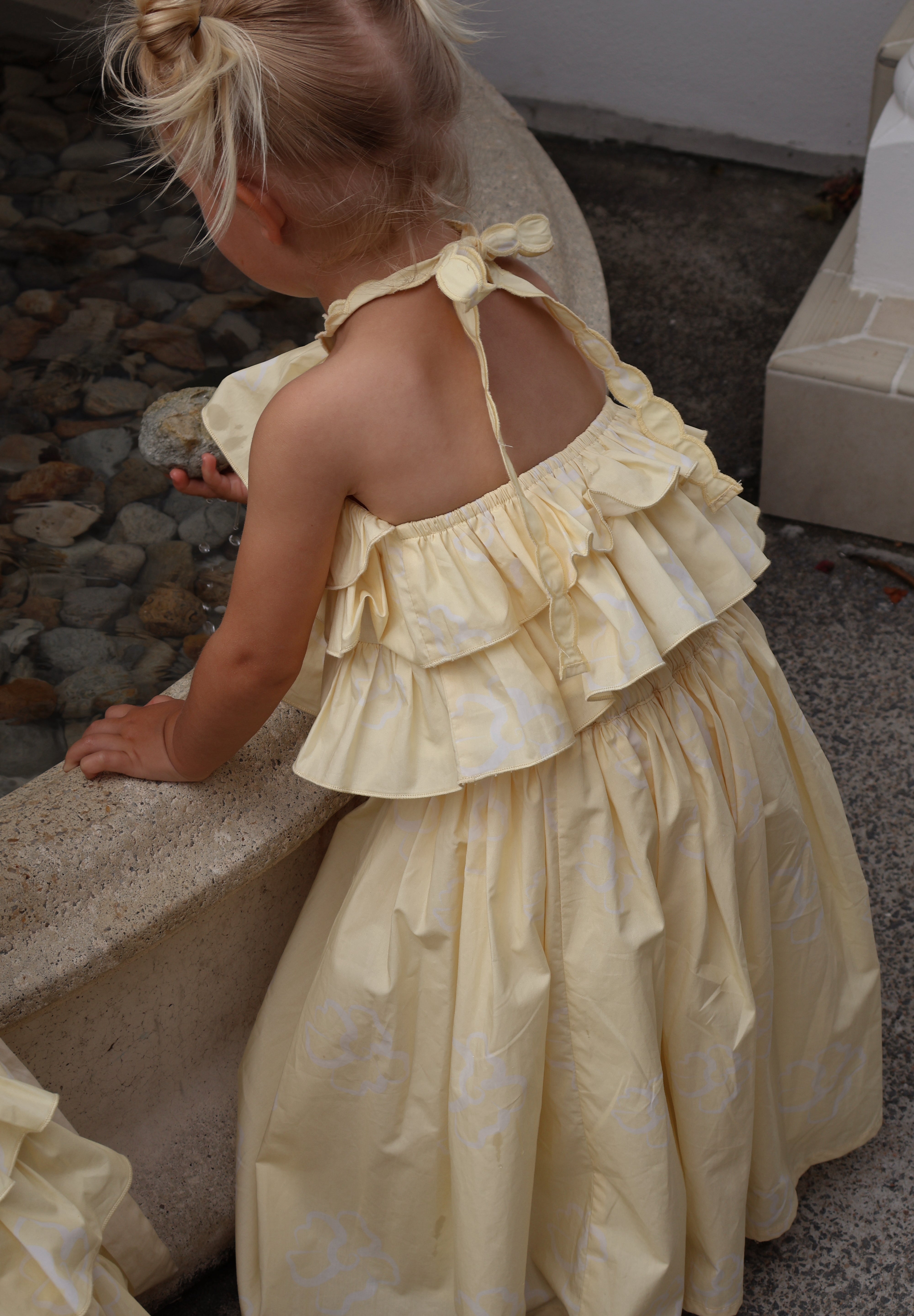 Lemon Hibiscus Halter Top