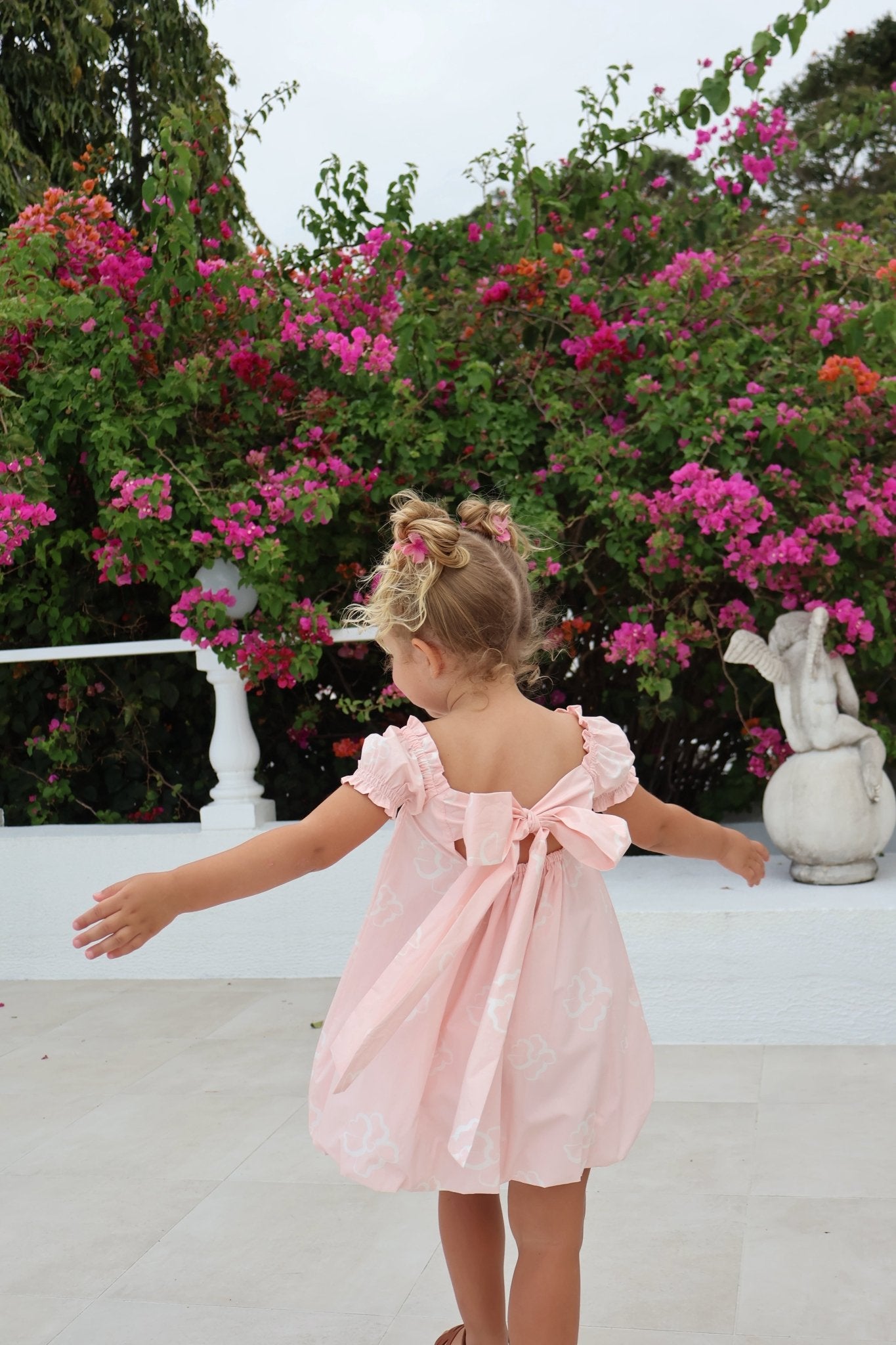 Hibiscus Puff dress