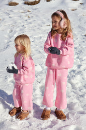 Pink Petal Knit Set