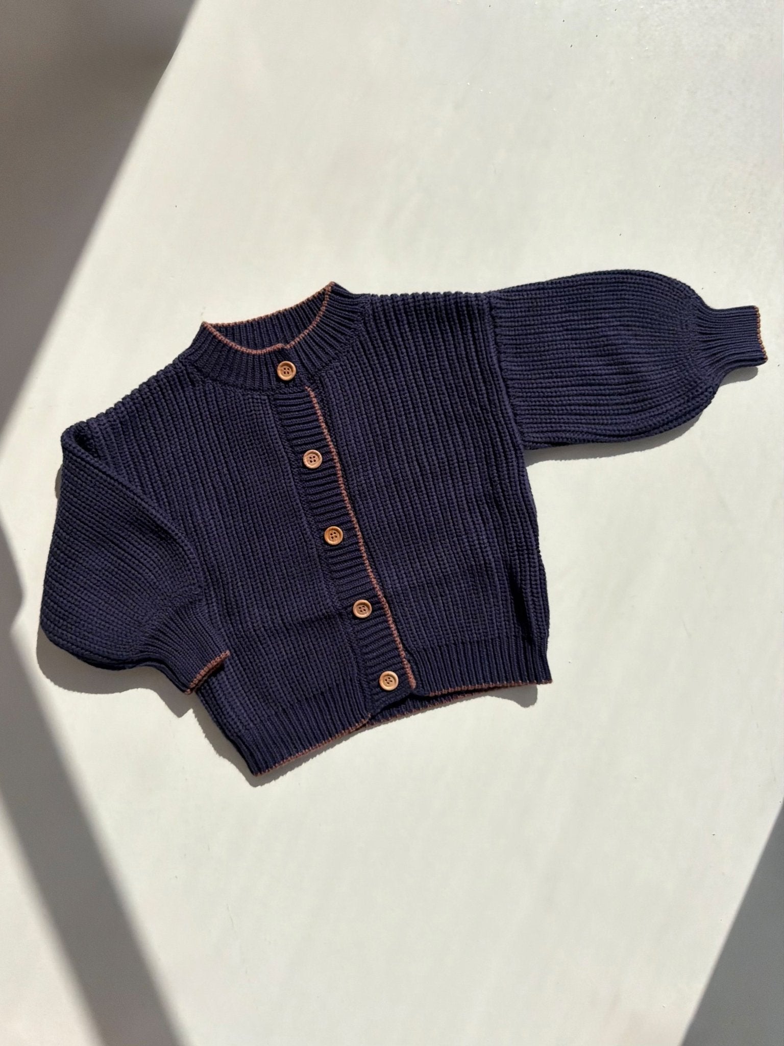 Navy Knit Cardigan
