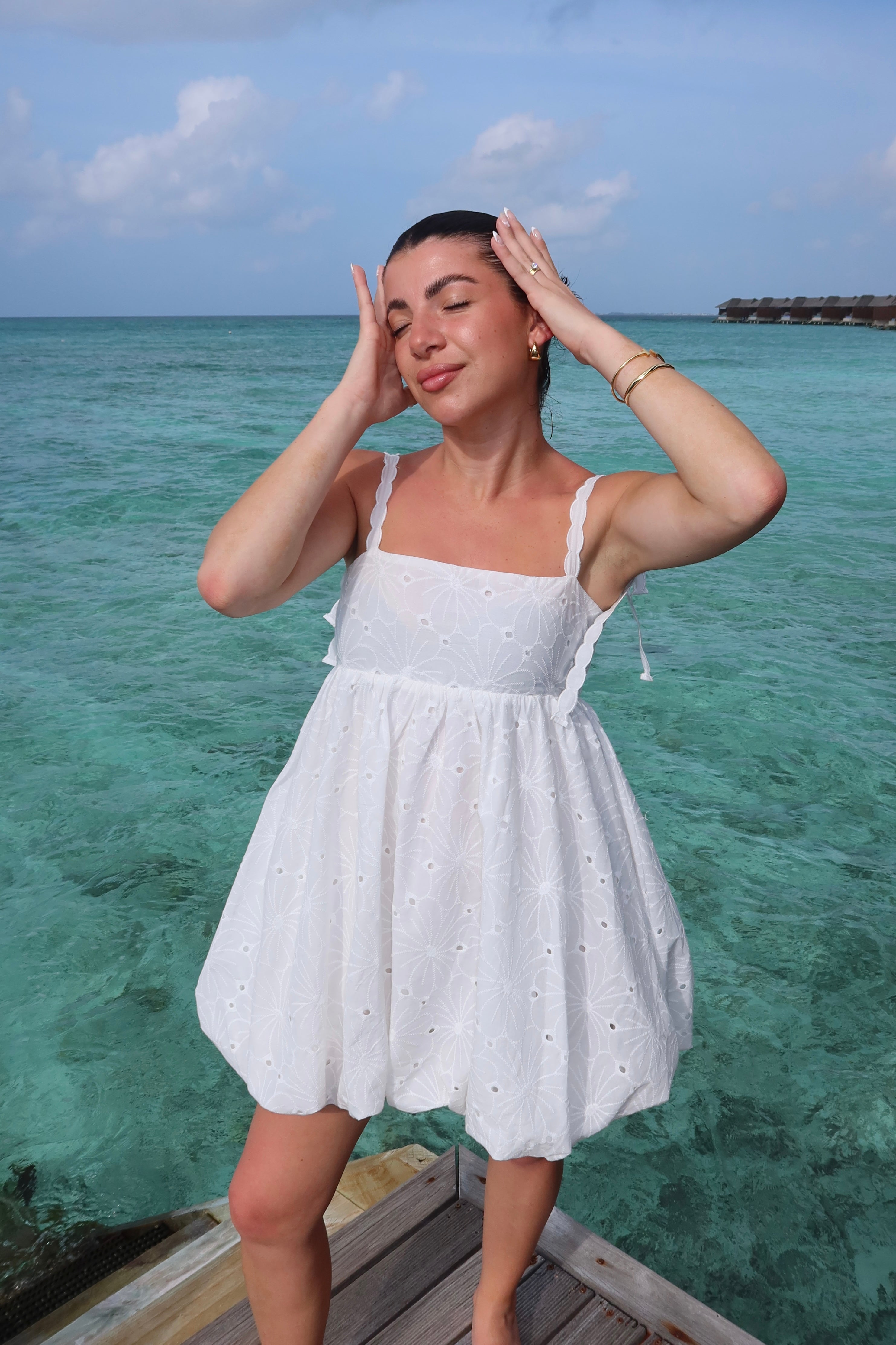 Santorini Mini - White Lace