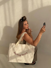 Darling Heart Tote Bag