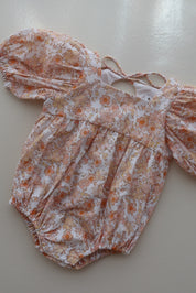 Apricot Puff Romper