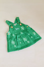 Emerald Daisy Overall Dress