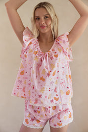 Womens Gingerbread Lounge Set