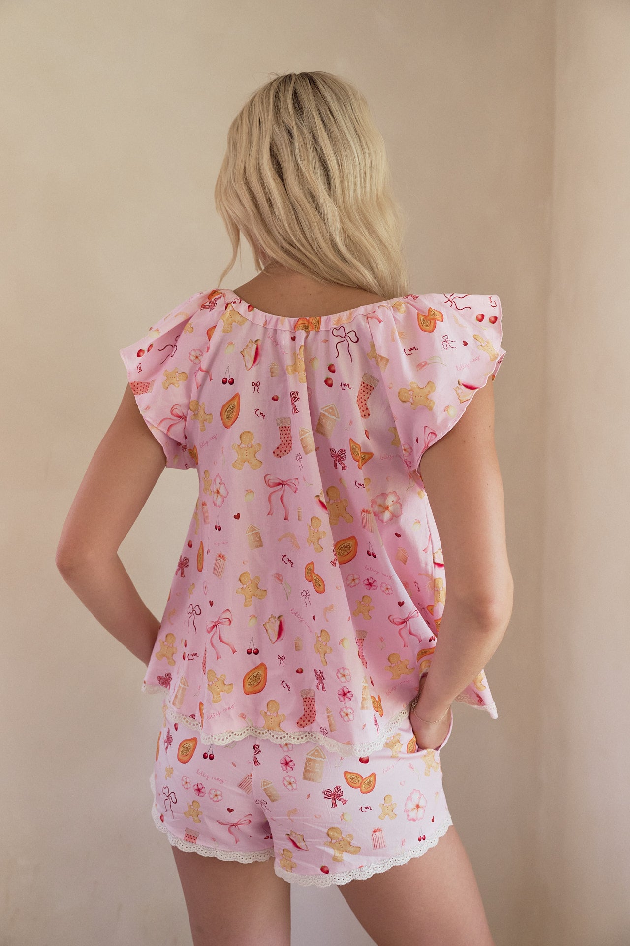 Womens Gingerbread Lounge Set