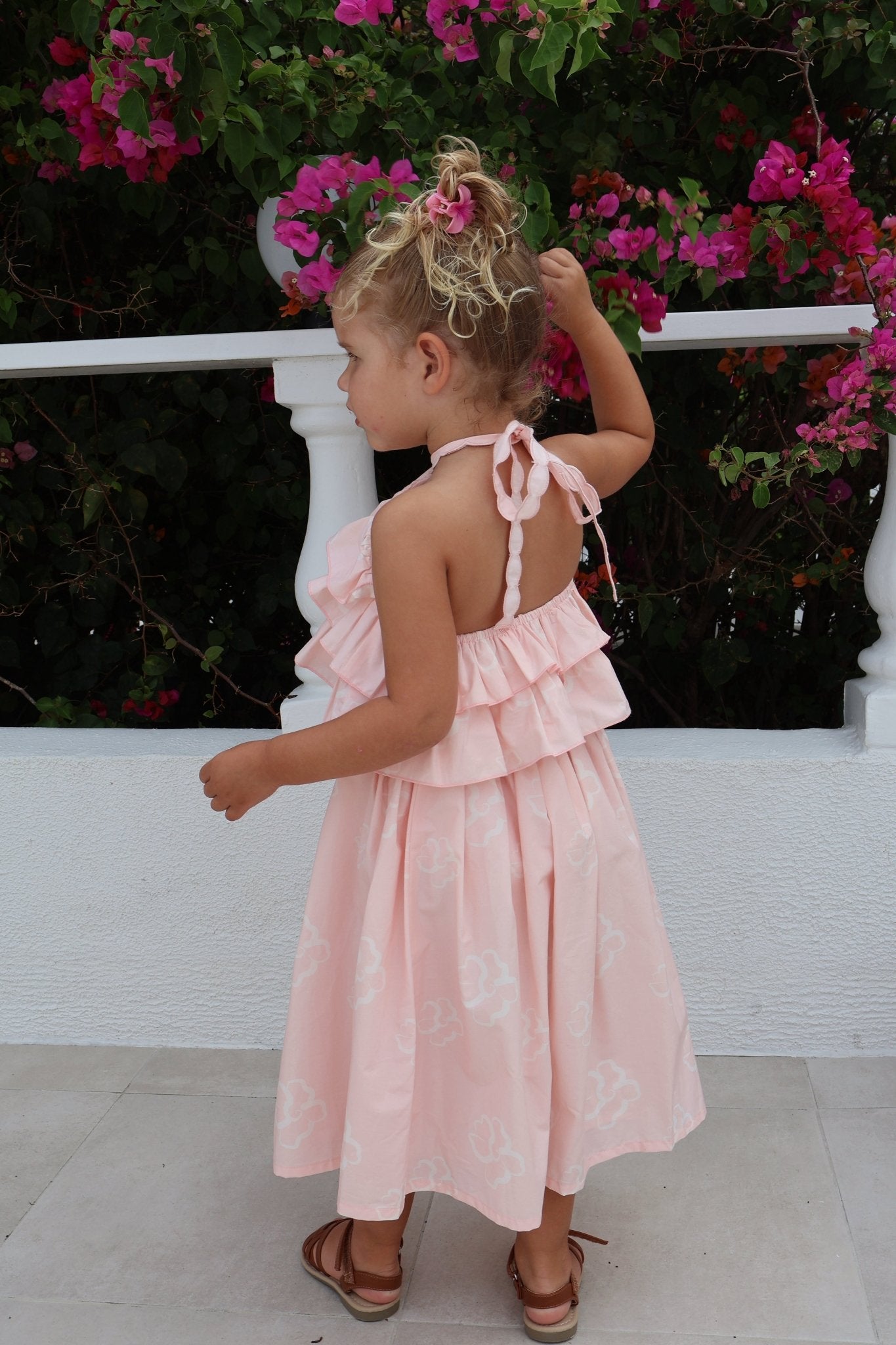 Pink Hibiscus Halter Top