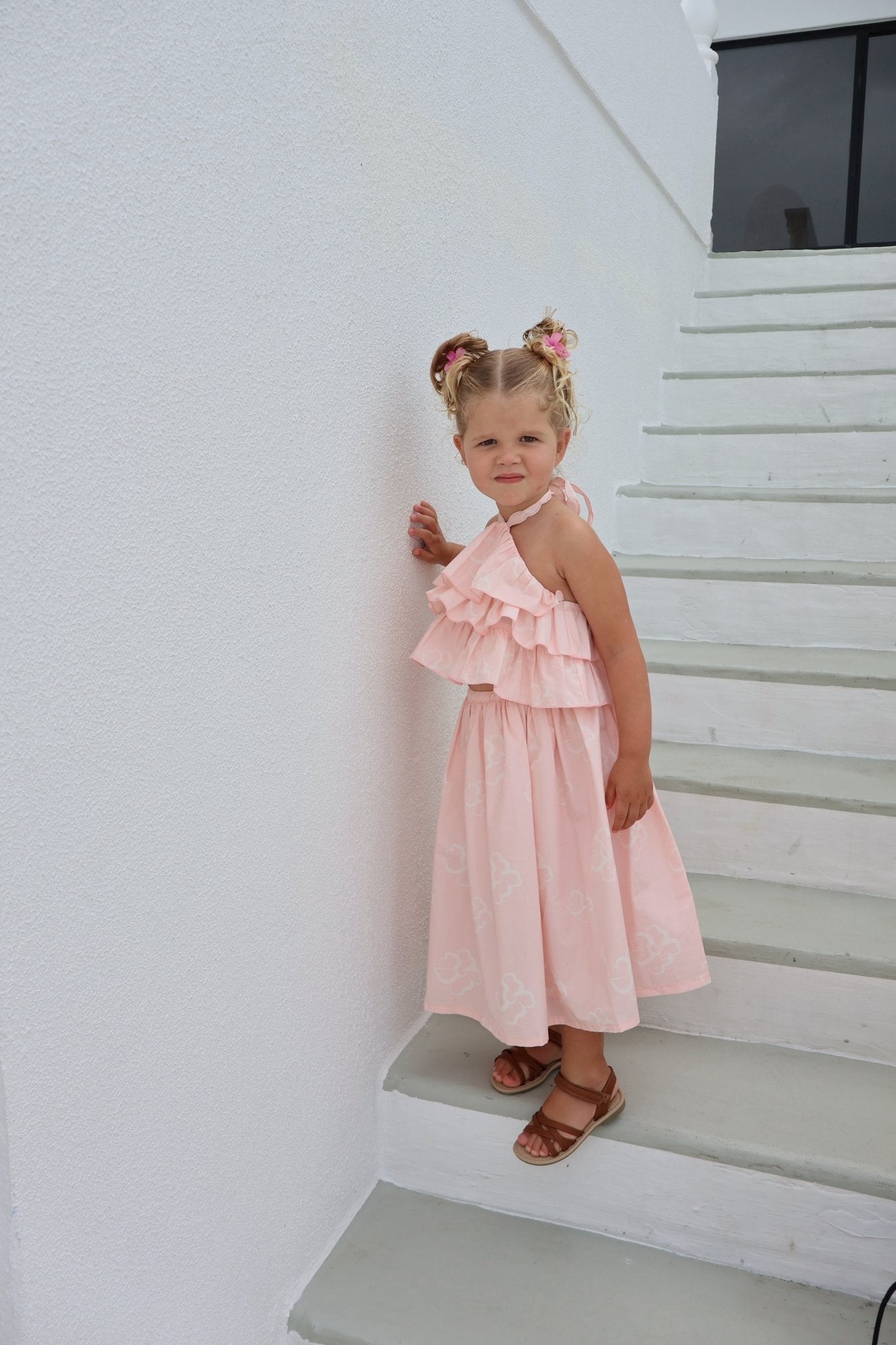 Pink Hibiscus Halter Top