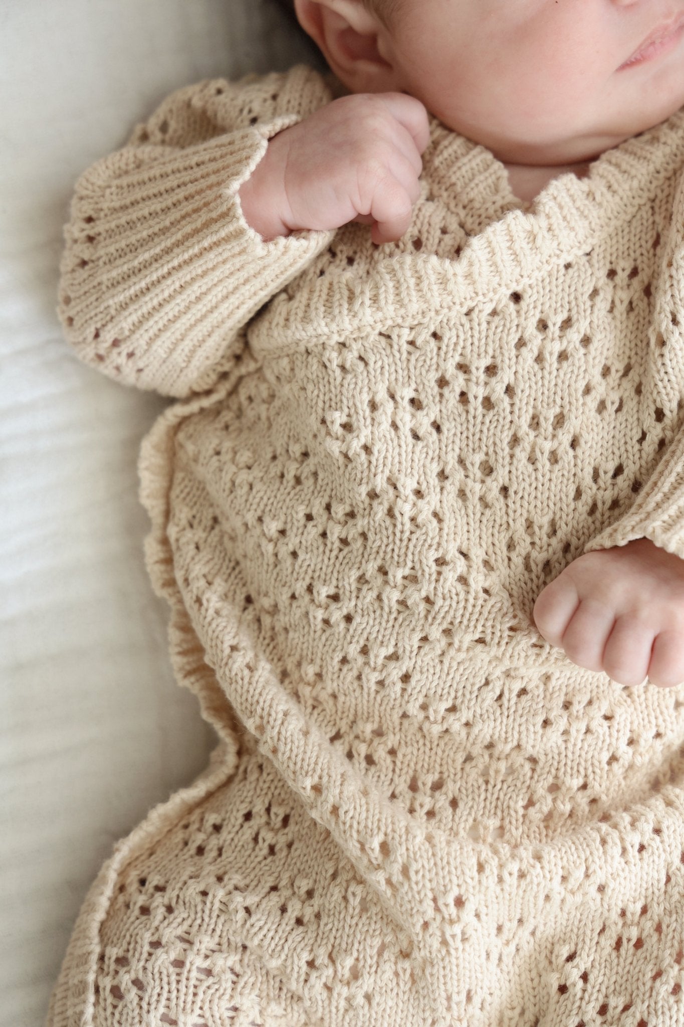 Signature Knit Onesie Darling Oat