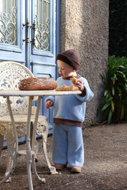 Choc Blue Knit Set